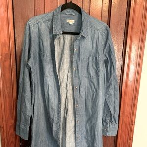 Chambray Tunic Dress